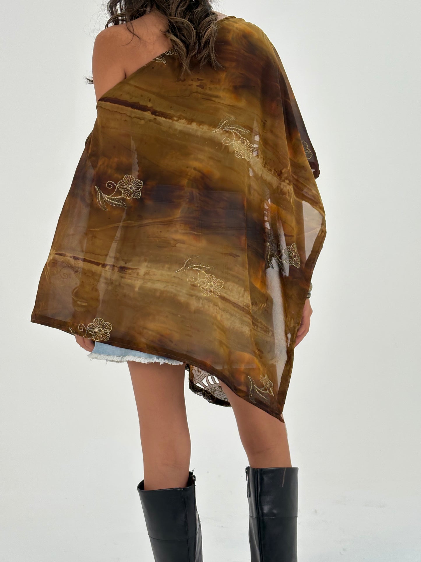 Aurora Poncho Top