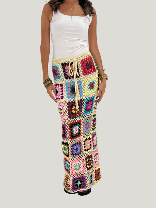 Summer Granny Square Skirt