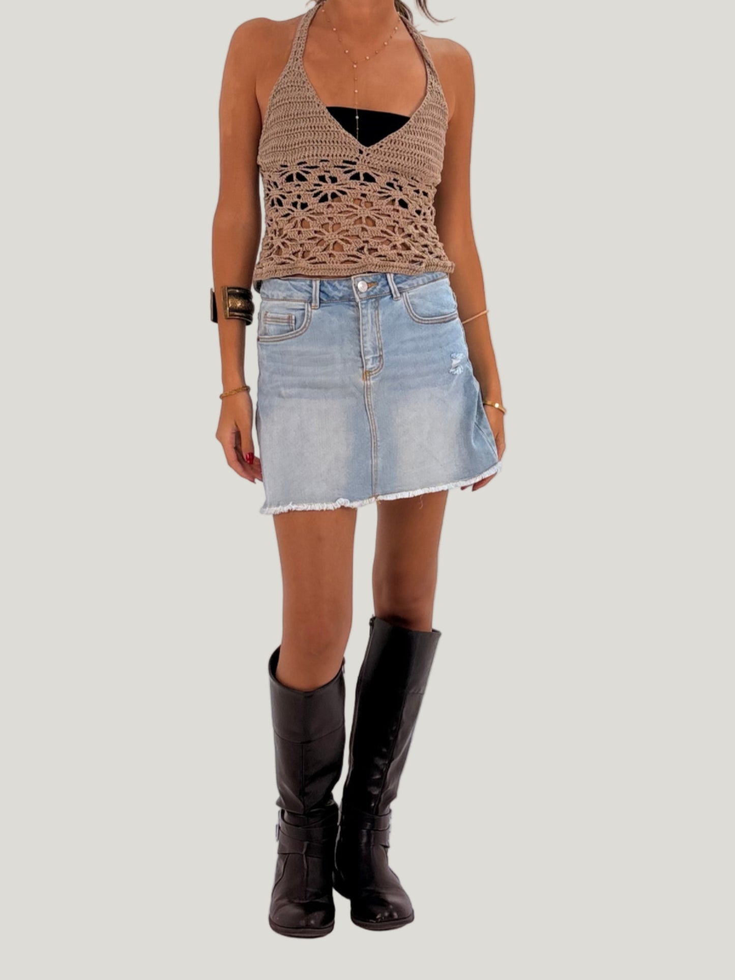 Crochet Flower Top