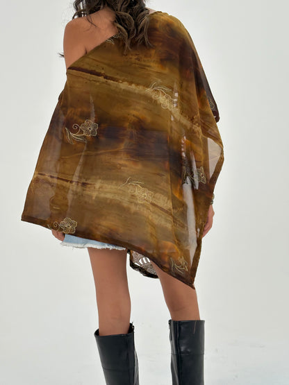 Aurora Poncho Top
