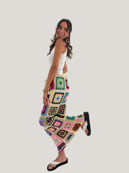 Summer Granny Square Skirt
